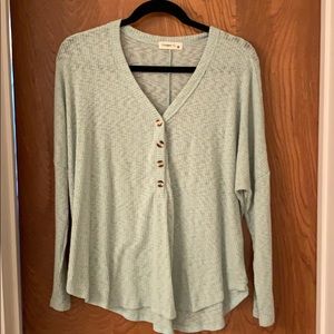Pale green sweater